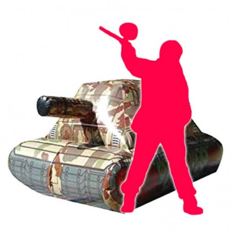 Aufblasbare Panzer Paintball - 391-cover