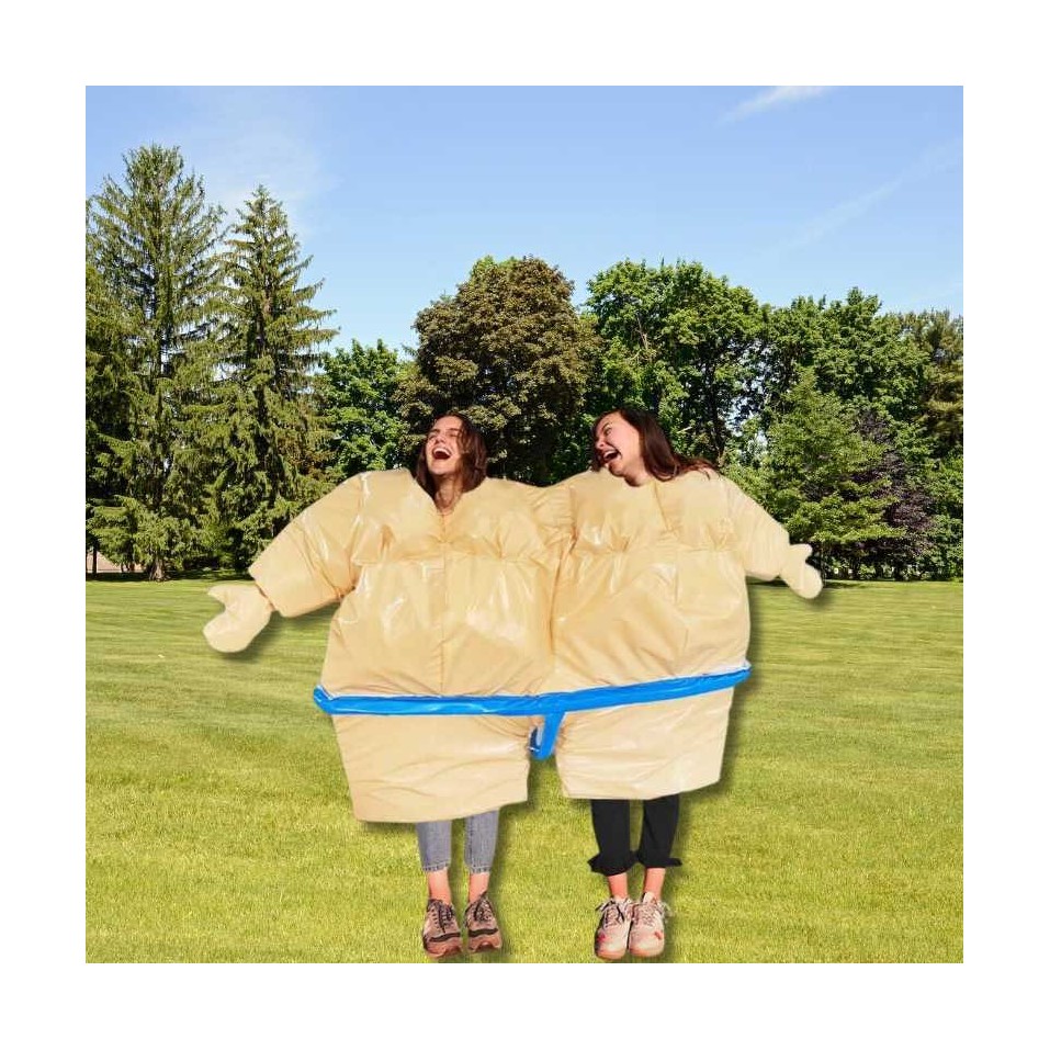 Doppelte Sumo Kostüm - Erwachsen - Kit - Gebraucht - 240-cover