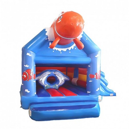 Bouncy Castle Clown Fish Second Hand - 14413 - 6-cover