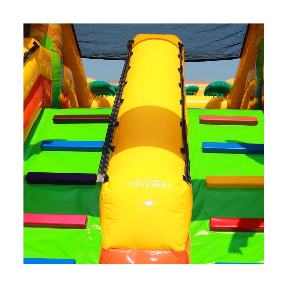 Second Hand Jungle Inflatable Obstacle Course - 14642 - 8-cover