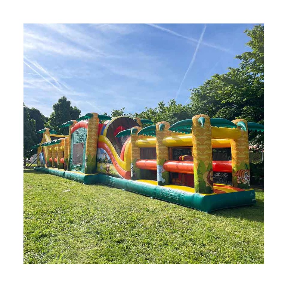 Second Hand Jungle Inflatable Obstacle Course - 232-cover