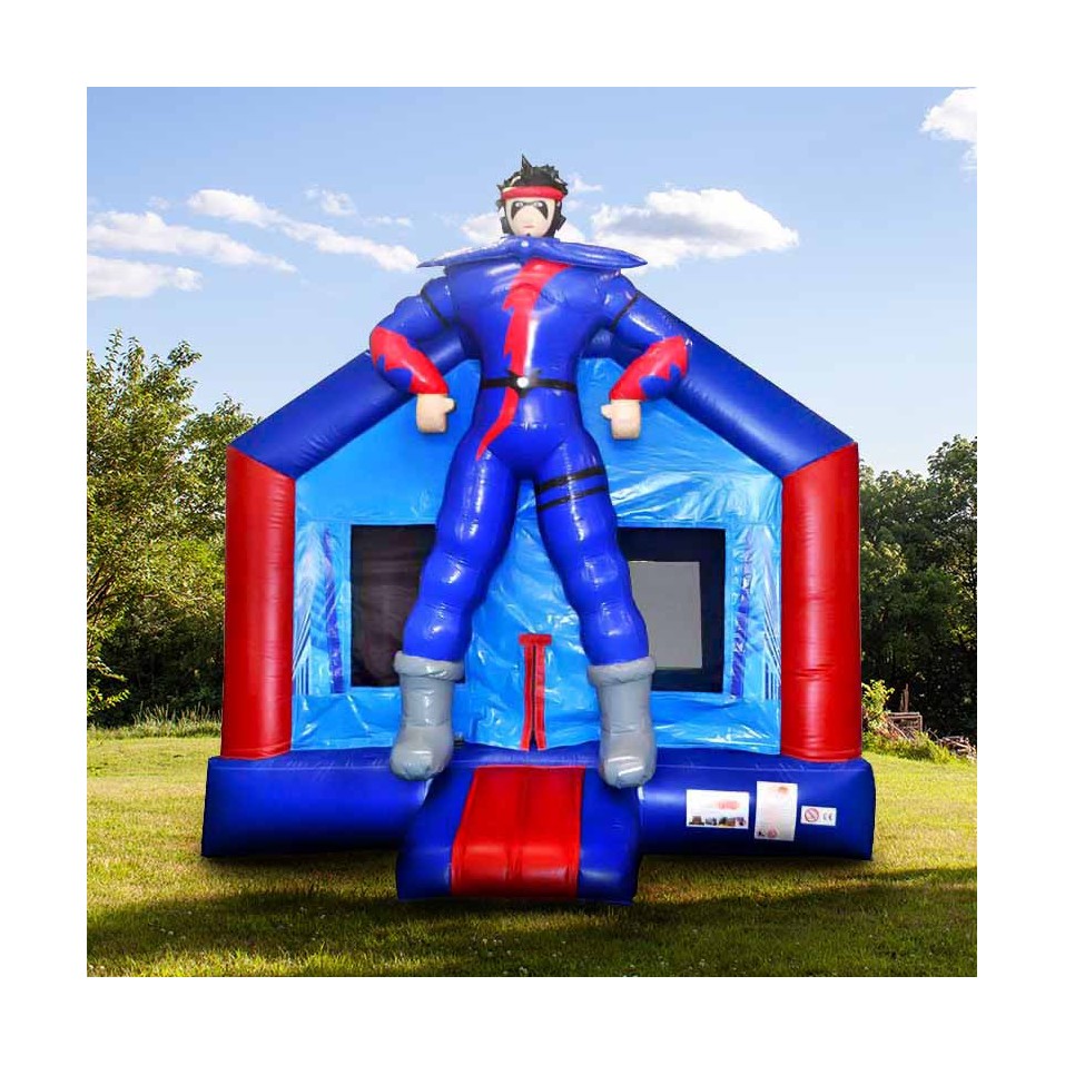 Second Hand Super Hero Bouncy Castle - 164-cover